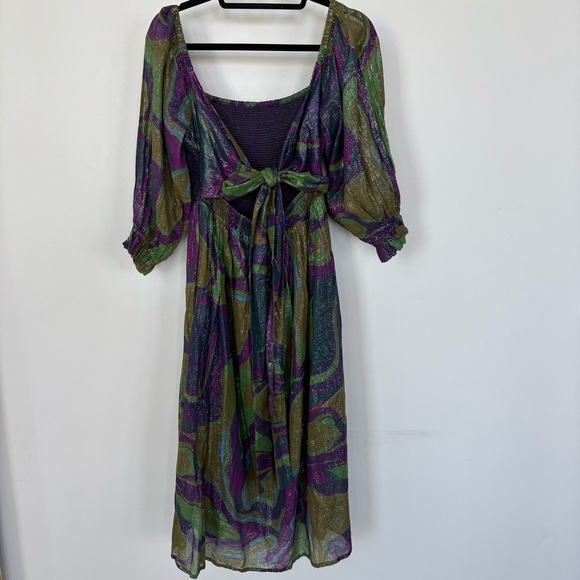 Free People Conditions Apply Riyana Midi Dress Size S NWT - Picture 6 of 8